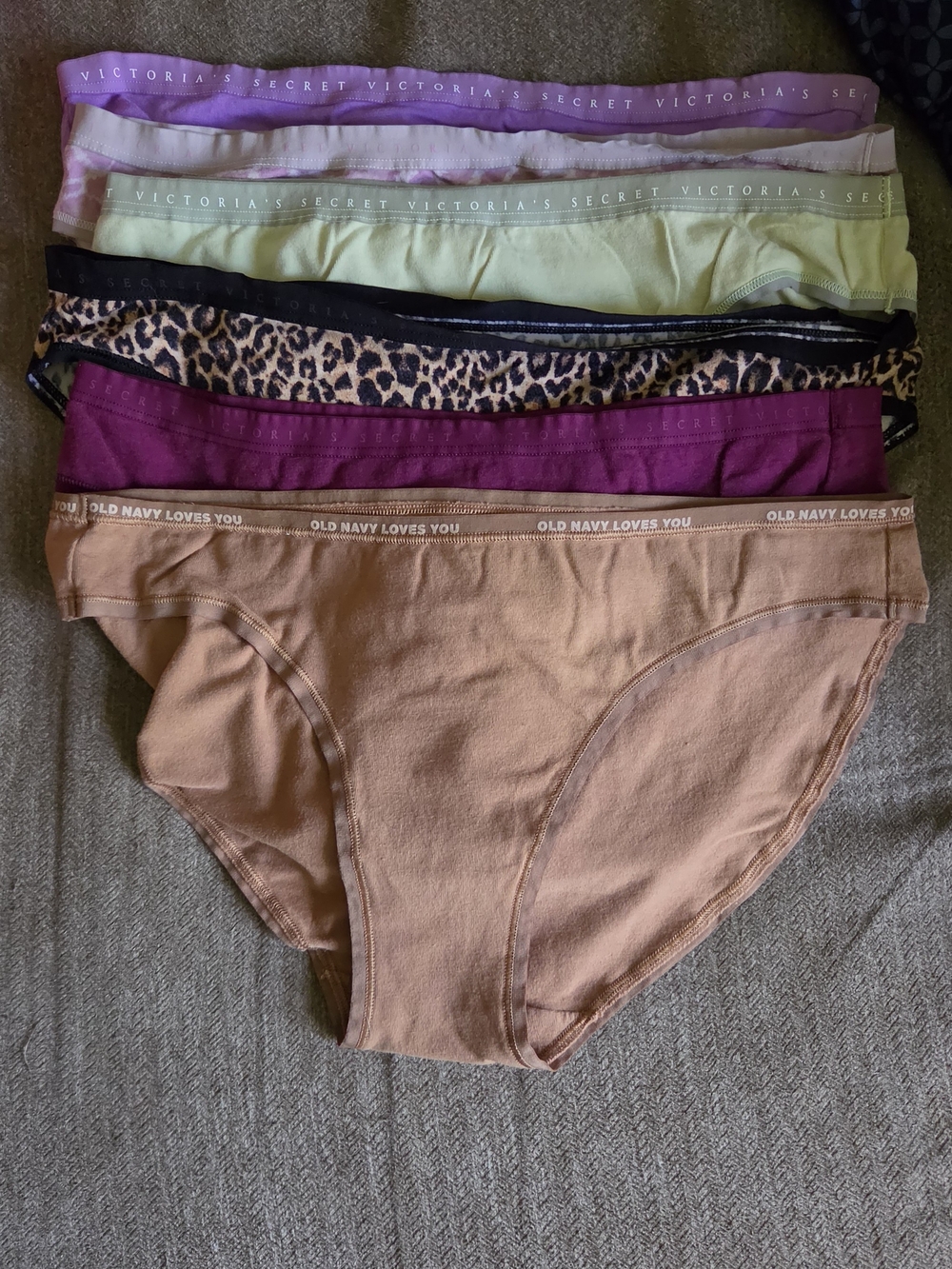 Victoria's Secret Bundle Size Large Cotton Bikinis